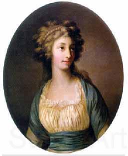 Joseph Friedrich August Darbes Portrait of Dorothea von Medem (1761-1821), Duchess of Courland Spain oil painting art